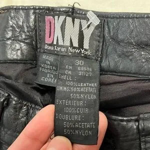DKNY 100％ LEATHER/CUIR （Women 